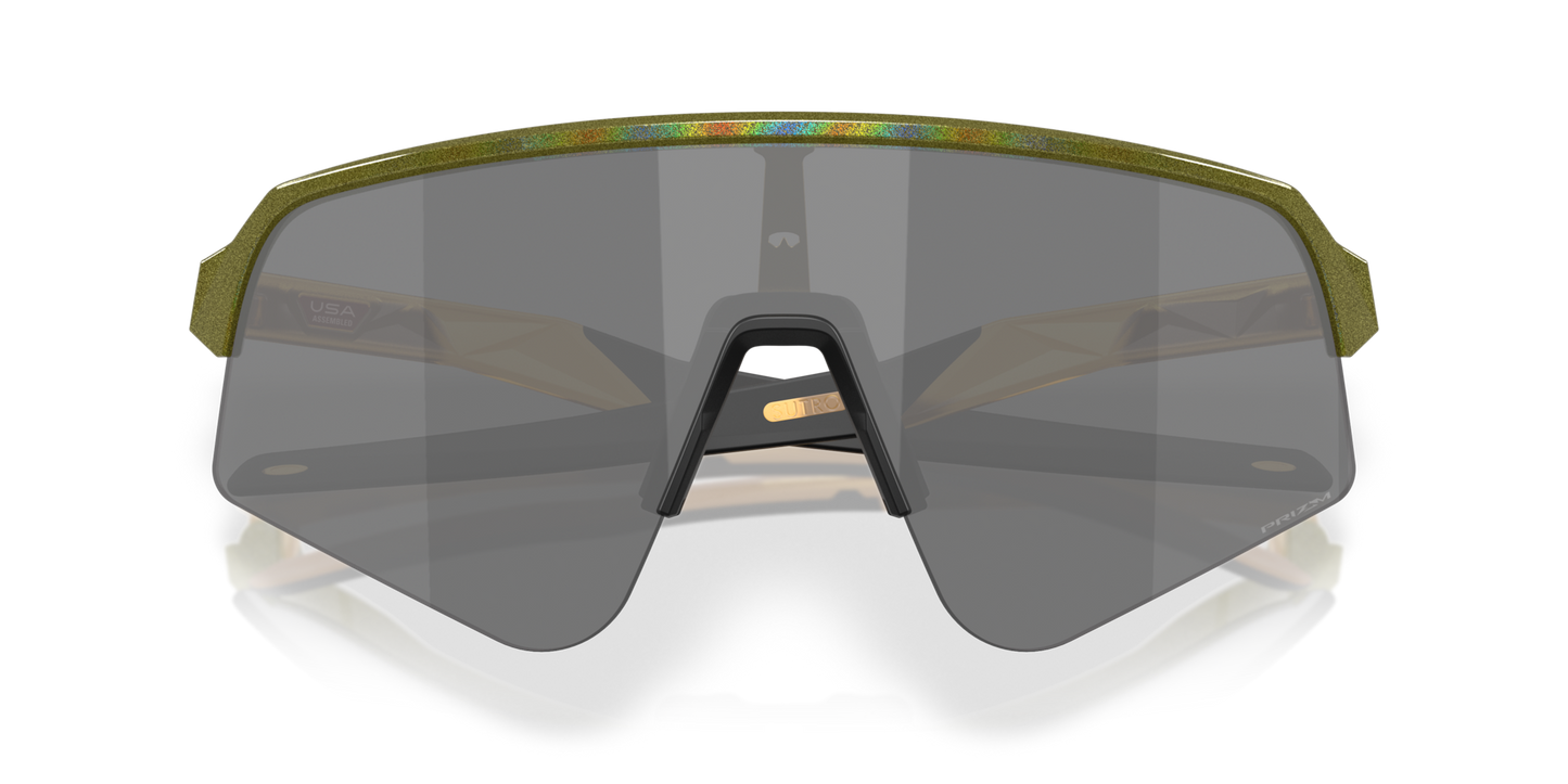 Oakley Sunglass Sutro Lite Sweep Polaris Collection prizm black Lenses With fern spacedust Frame