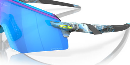 Oakley Sunglass Encoder Sanctuary Collection prizm sapphire Lenses with sanctuary swirl Frame