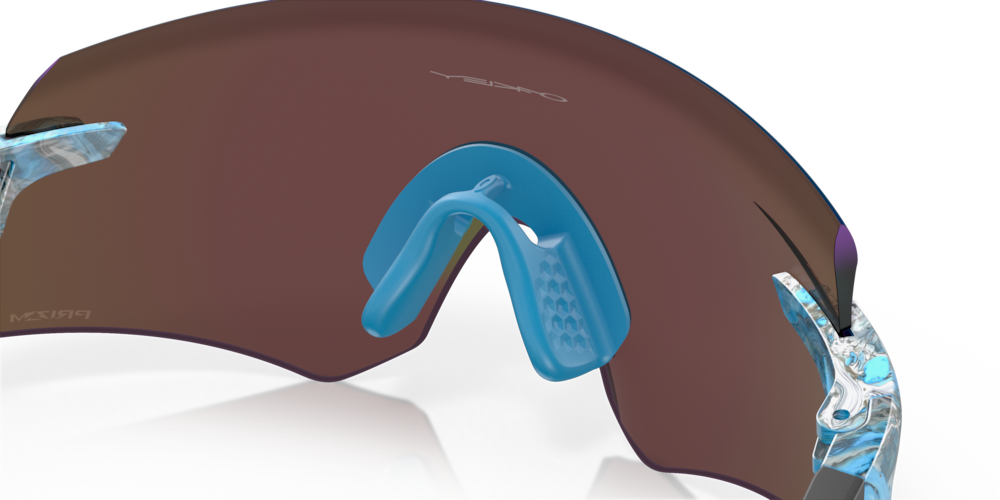 Oakley Sunglass Encoder Sanctuary Collection prizm sapphire Lenses with sanctuary swirl Frame
