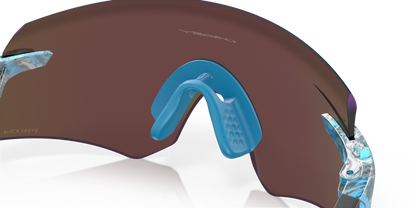 Oakley Sunglass Encoder Sanctuary Collection prizm sapphire Lenses with sanctuary swirl Frame