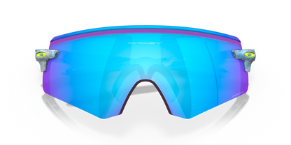 Oakley Sunglass Encoder Sanctuary Collection prizm sapphire Lenses with sanctuary swirl Frame