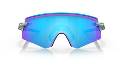 Oakley Sunglass Encoder Sanctuary Collection prizm sapphire Lenses with sanctuary swirl Frame