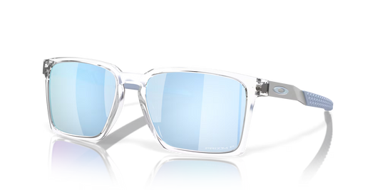 Oakley Exchange Sun prizm deep water polarized Lenses,  polished clear Frame