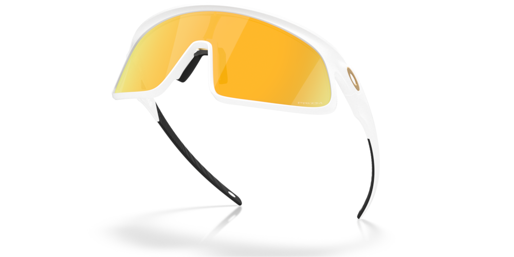 Oakley RSLV Sunglass with prizm 24k Lenses and matte white Frame