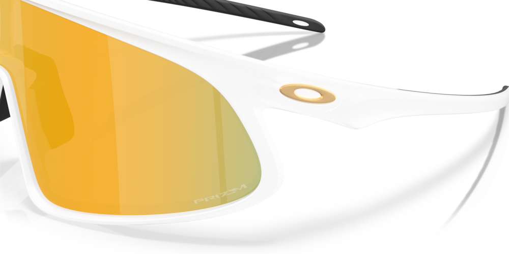 Oakley RSLV Sunglass with prizm 24k Lenses and matte white Frame