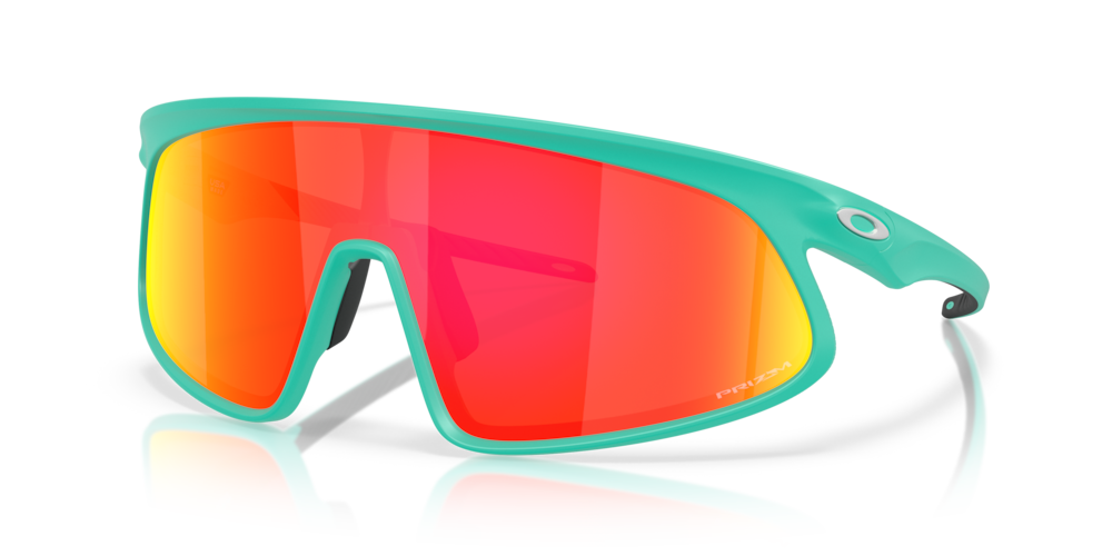 Oakley RSLV with prizm ruby Lenses and matte celeste Frame