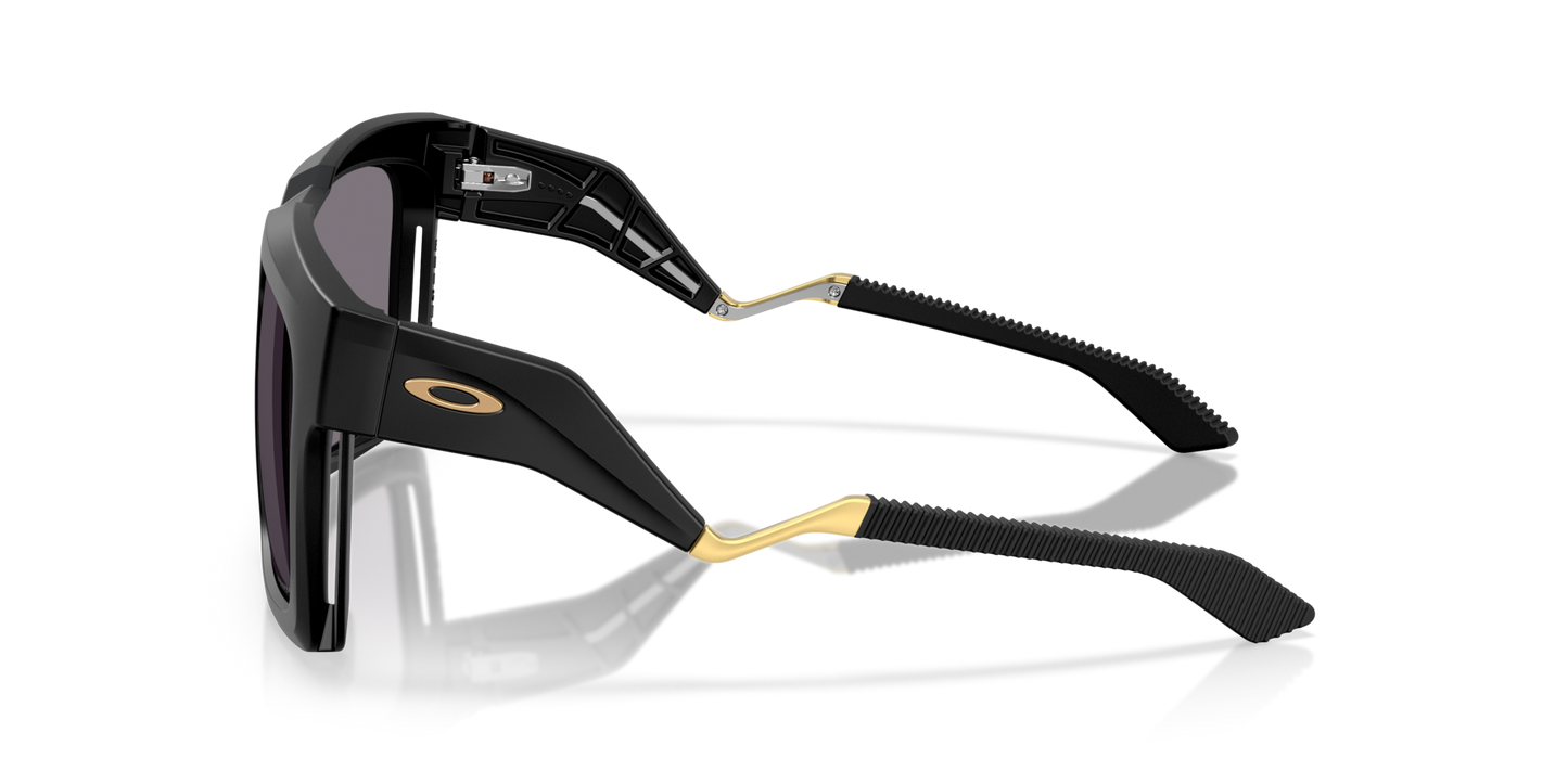 Oakley Sunglass Enigma Ink prizm grey polarized Lenses,  matte black Frame