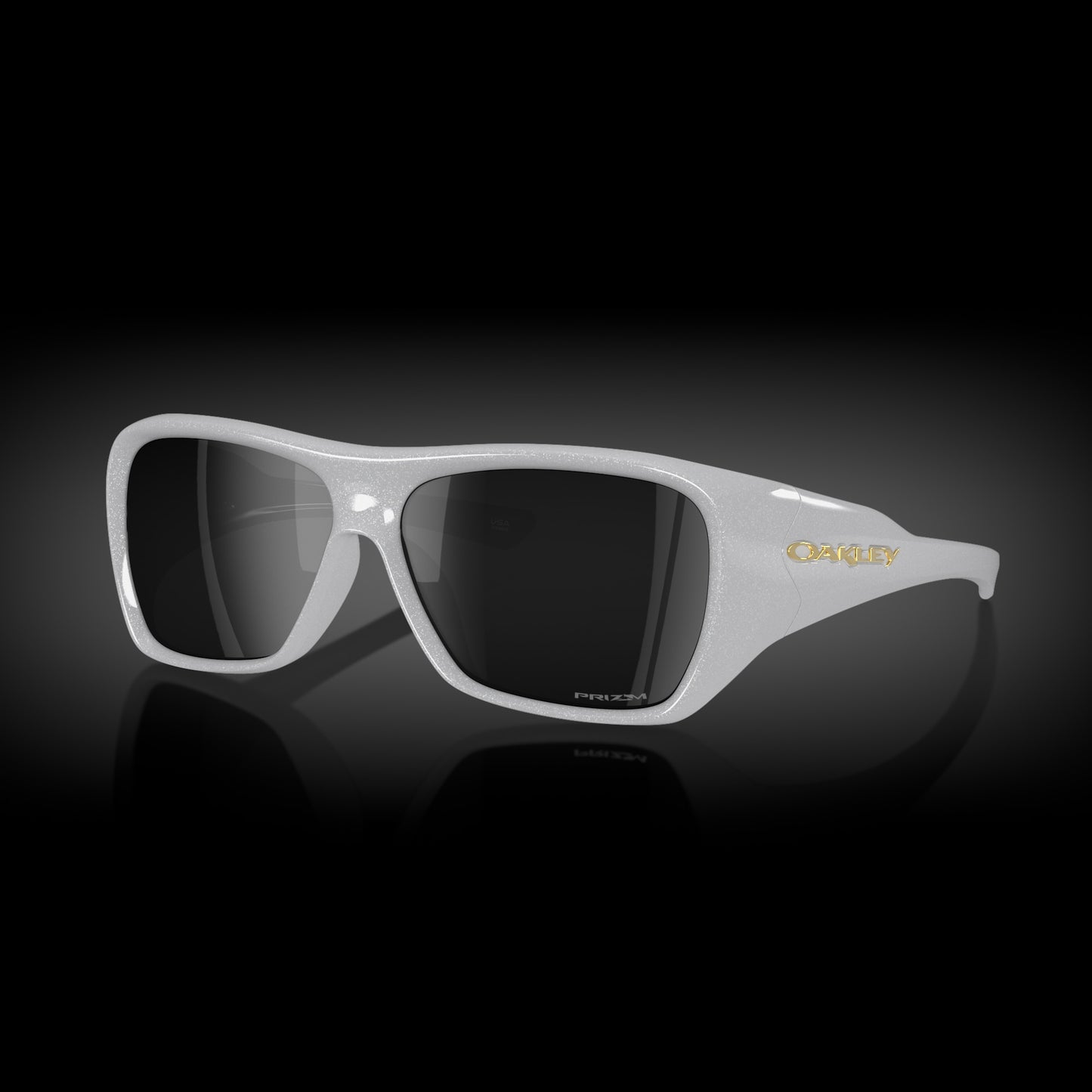 Oakley Sunglass Chaminade prizm black Lenses,  pearl white Frame