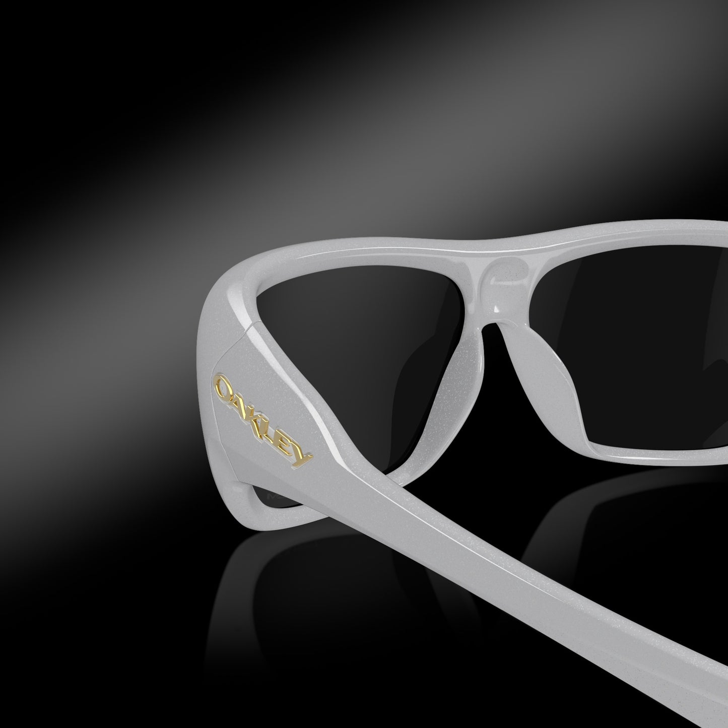 Oakley Sunglass Chaminade prizm black Lenses,  pearl white Frame