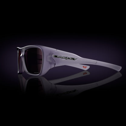 Oakley Sunglass Chaminade prizm indigo Lenses with matte transparent lilac Frame
