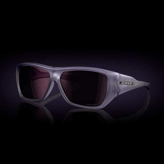 Oakley Sunglass Chaminade prizm indigo Lenses with matte transparent lilac Frame