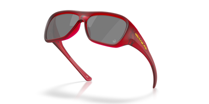 Oakley Sunglass Chaminade Patrick Mahomes II Collection prizm black Lenses With matte transparent red Frame