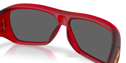 Oakley Sunglass Chaminade Patrick Mahomes II Collection prizm black Lenses With matte transparent red Frame
