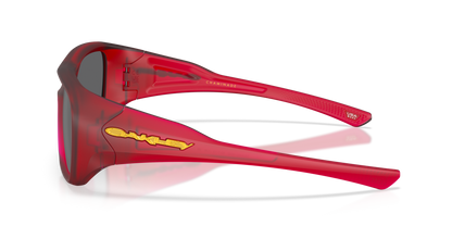 Oakley Sunglass Chaminade Patrick Mahomes II Collection prizm black Lenses With matte transparent red Frame