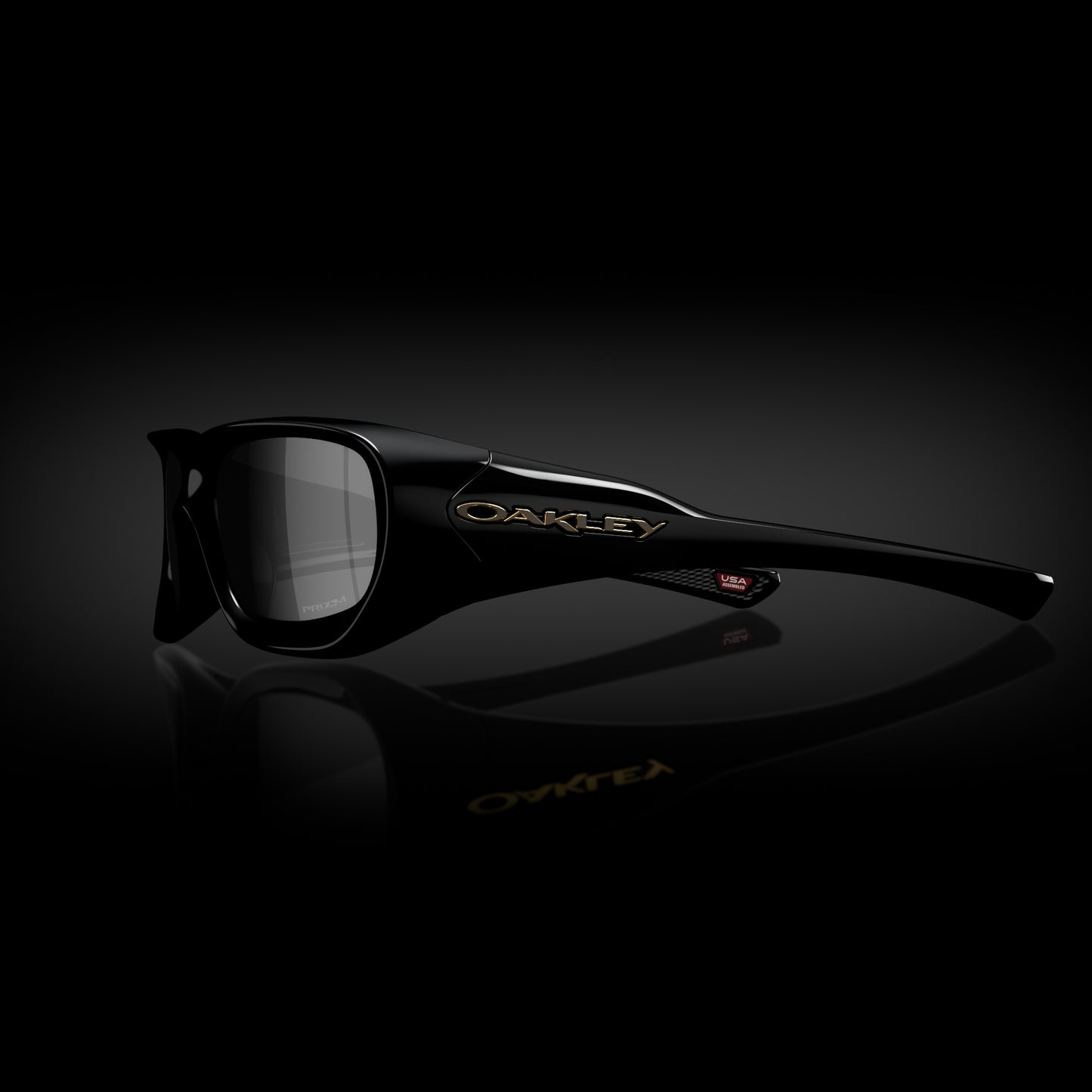 Oakley Sunglass De Soto prizm black Lenses with polished black Frame