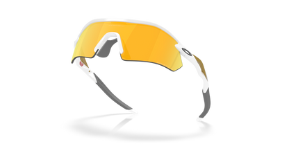 Oakley Sunglass Radar® Plateprizm 24k polarized Lenses with polished white Frame