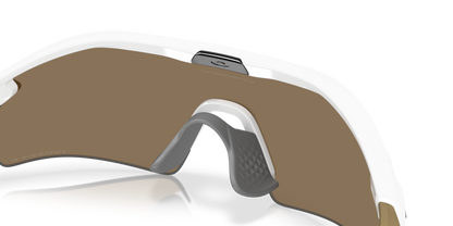 Oakley Sunglass Radar® Plateprizm 24k polarized Lenses with polished white Frame