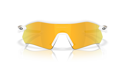 Oakley Sunglass Radar® Plateprizm 24k polarized Lenses with polished white Frame