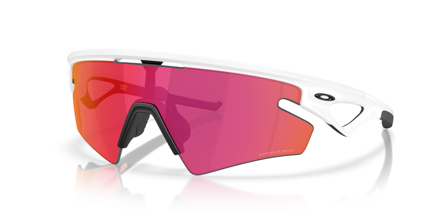 Oakley sunglass  Sphaera™ Slash prizm field Lenses with matte white Frame