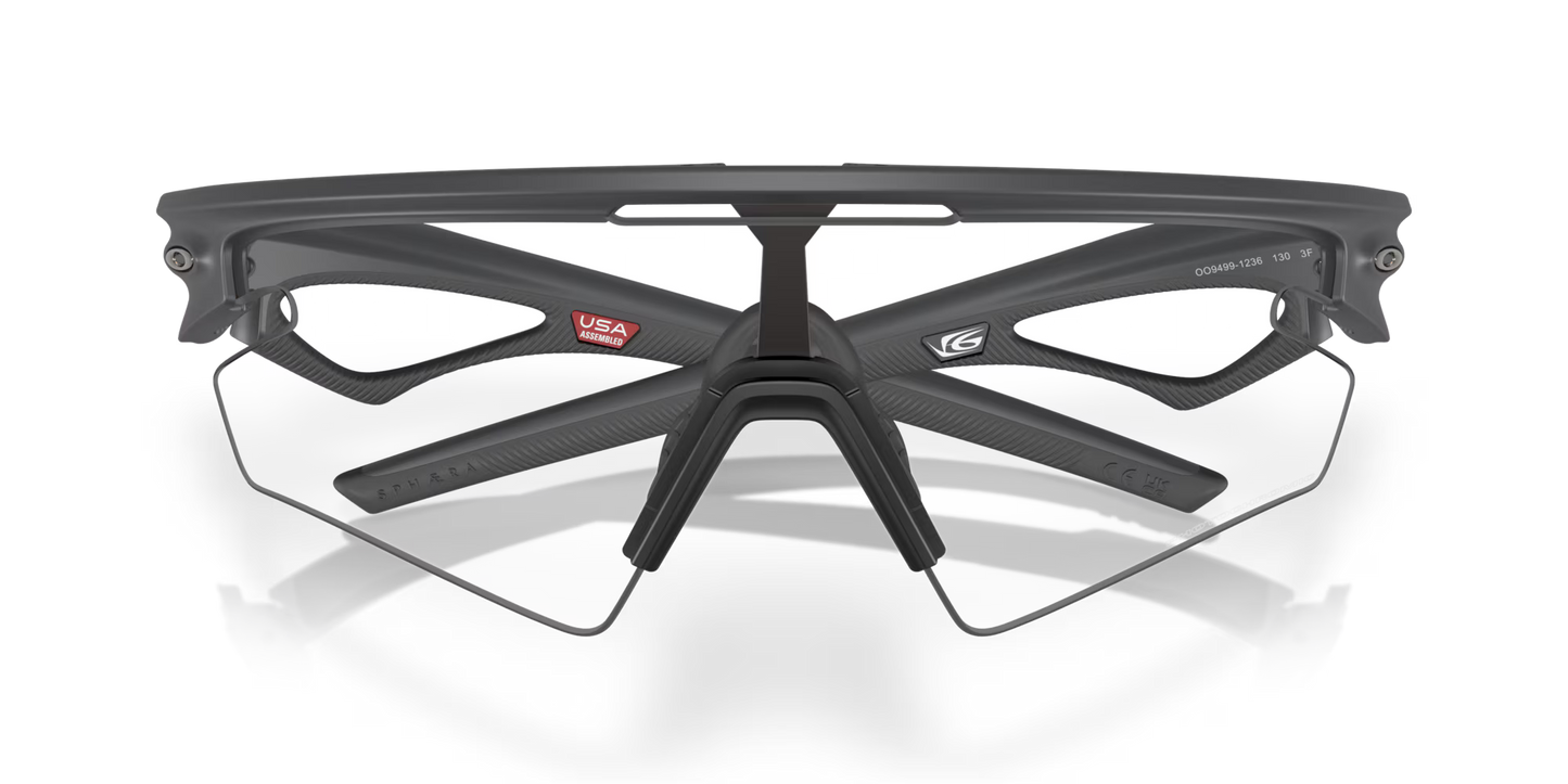 Oakley Sphaera Slash  Matte Carbon Deep Water Polarized
