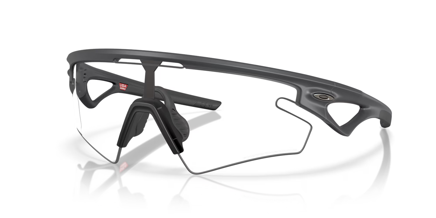 Oakley Sphaera Slash  Matte Carbon Deep Water Polarized