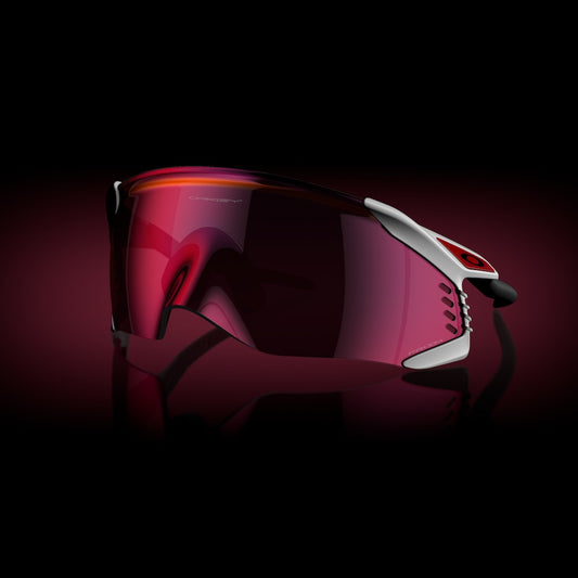 Oakley sunglass Velo Kato™ prizm road Lenses with matte white Frame