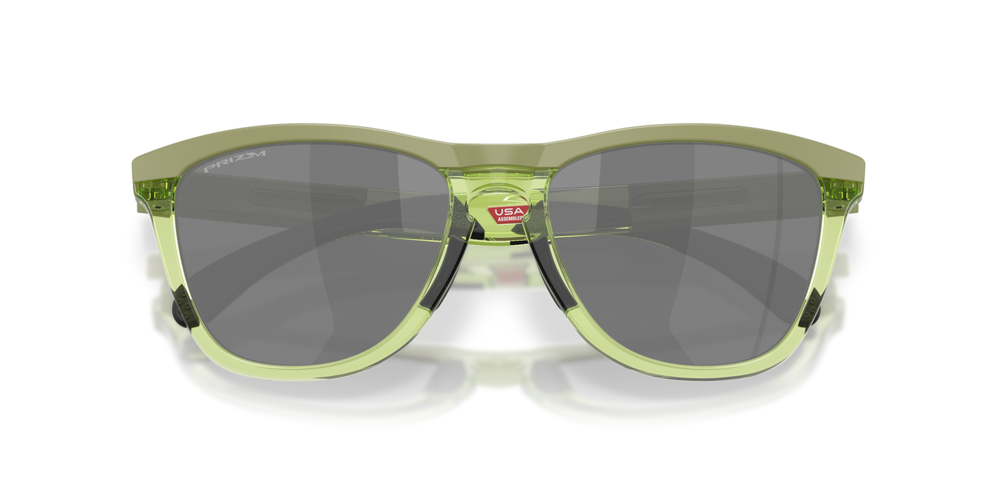 Oakley Sunglass Frogskins™ Range X Lprizm black Lenses With matte fern/transparent fern Frame