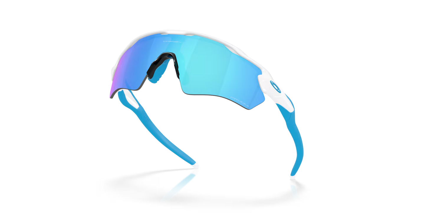 Oakley Radar Ev S Path prizm sapphire Lenses, polished white Frame