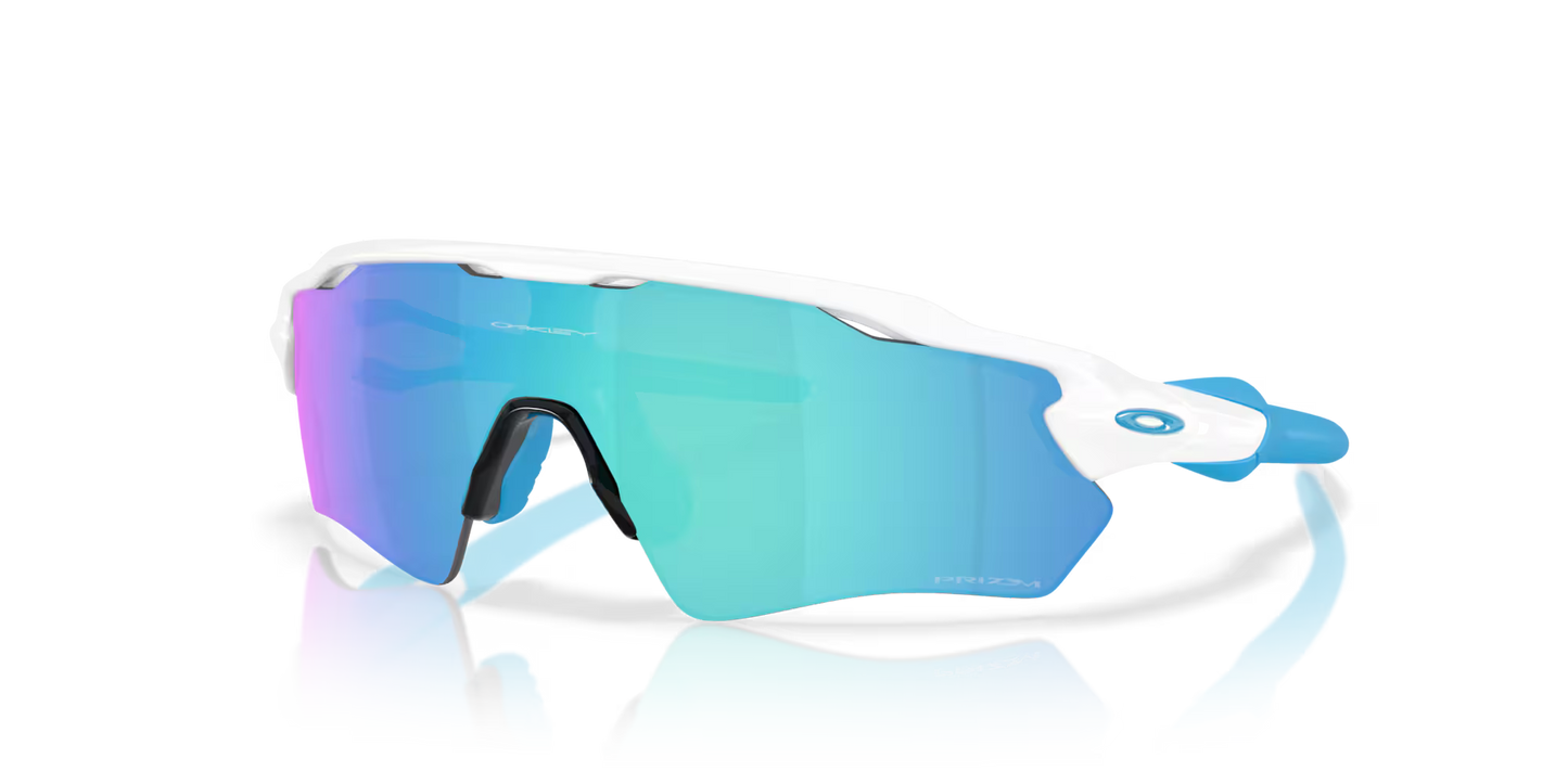 Oakley Radar Ev S Path prizm sapphire Lenses, polished white Frame