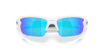 Oakley Sunglass Flak® 2.0 S prizm sapphire Lenses With polished white Frame