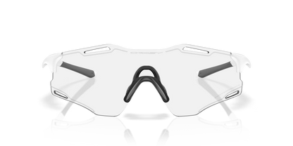 Oakley Cyber Zero clear to black iridium photochromic Lenses, matte white Frame