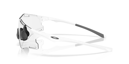 Oakley Cyber Zero clear to black iridium photochromic Lenses, matte white Frame