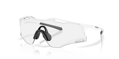 Oakley Cyber Zero clear to black iridium photochromic Lenses, matte white Frame