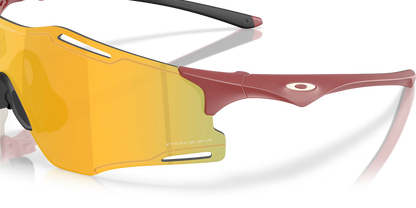 Oakley Cyber Zero prizm 24k Lenses,  matte iron red Frame