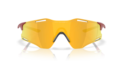 Oakley Cyber Zero prizm 24k Lenses,  matte iron red Frame