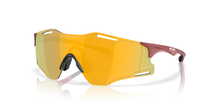 Oakley Cyber Zero prizm 24k Lenses,  matte iron red Frame