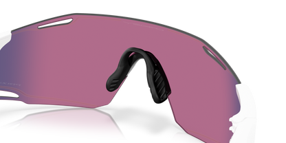 Oakley Suglass Cybr Dyno prizm road Lenses With polished white Frame