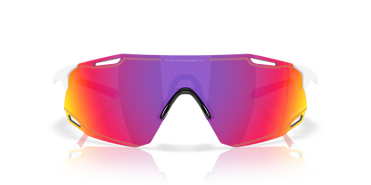 Oakley Suglass Cybr Dyno prizm road Lenses With polished white Frame