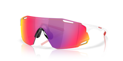 Oakley Suglass Cybr Dyno prizm road Lenses With polished white Frame