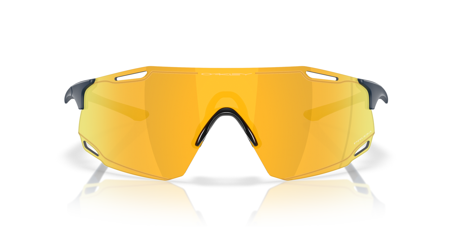 Oakley Sunglass Cybr Dyno prizm 24k Lense With matte abyss Frame