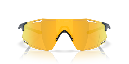 Oakley Sunglass Cybr Dyno prizm 24k Lense With matte abyss Frame