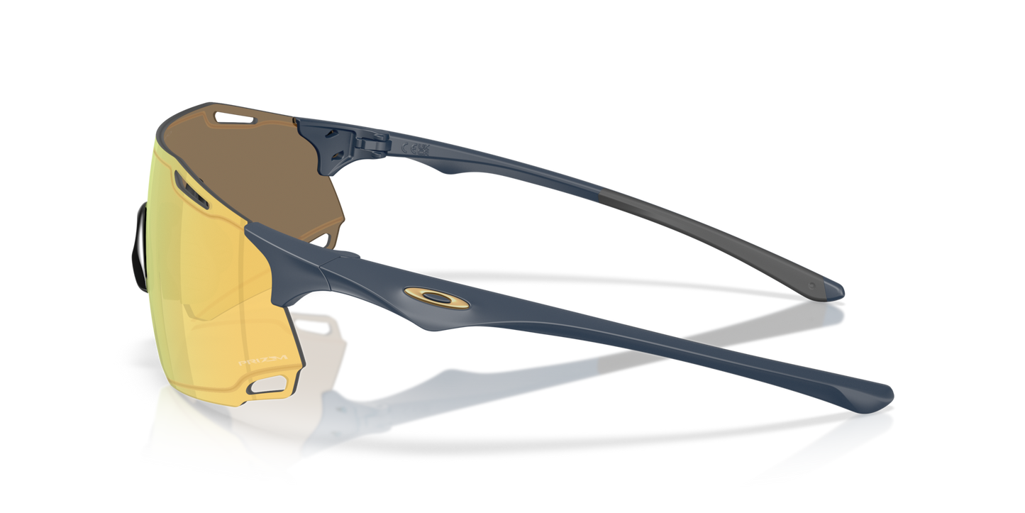 Oakley Sunglass Cybr Dyno prizm 24k Lense With matte abyss Frame