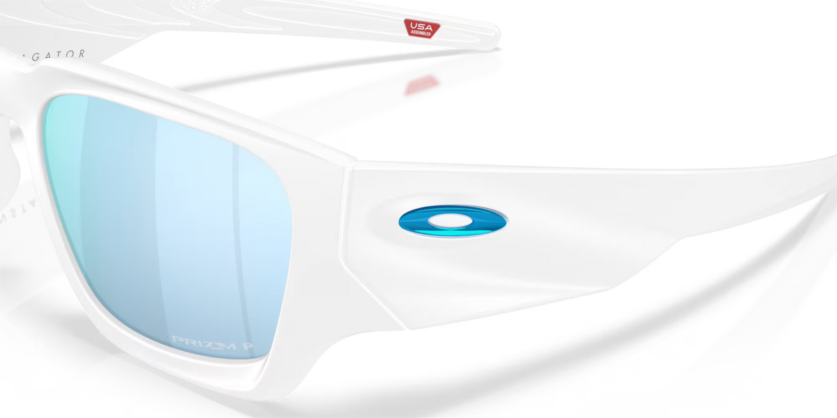 Oakley instagator prizm deep water polarized Lenses,  matte white Frame