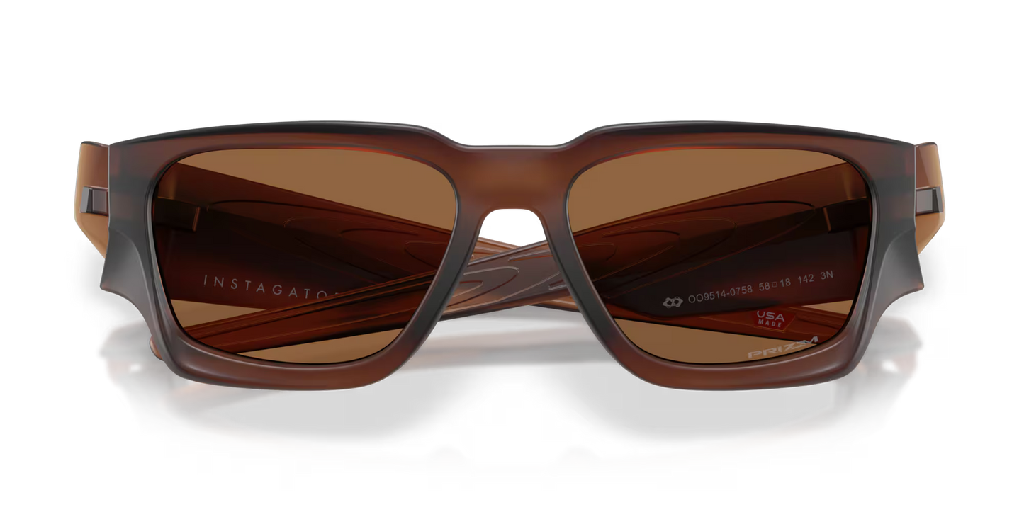 Oakley Instagator prizm bronze Lenses,  matte rootbeer Frame