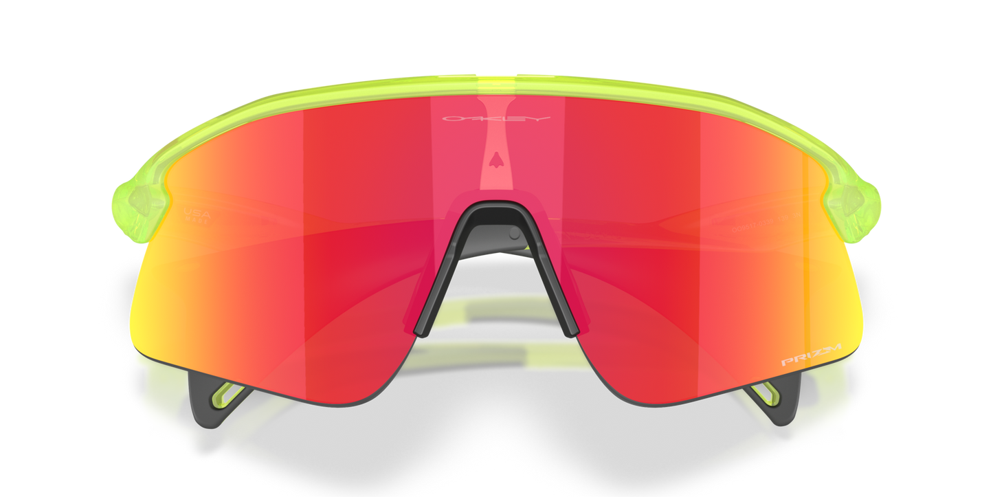 Oakley Sunglass Stunt Devil prizm ruby Lenses with matte uranium Frame