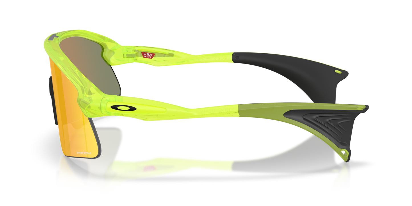 Oakley Sunglass Stunt Devil prizm ruby Lenses with matte uranium Frame