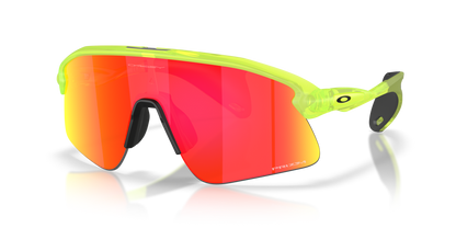 Oakley Sunglass Stunt Devil prizm ruby Lenses with matte uranium Frame