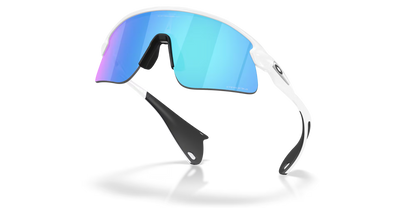Oakley Stunt Devil prizm sapphire Lenses, matte white Frame