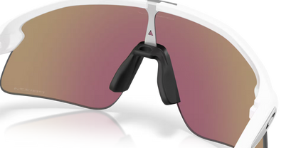 Oakley Stunt Devil prizm sapphire Lenses, matte white Frame