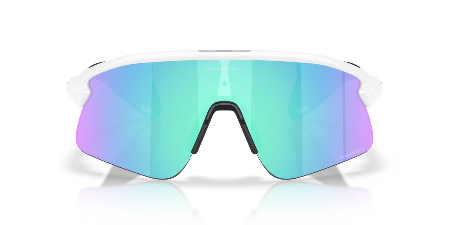 Oakley Stunt Devil prizm sapphire Lenses, matte white Frame
